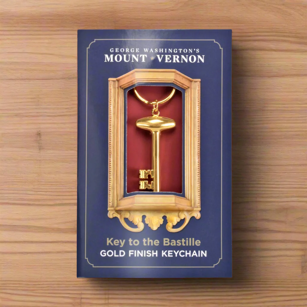 Bastille Key - Gold Tone Key Chain - Image 2
