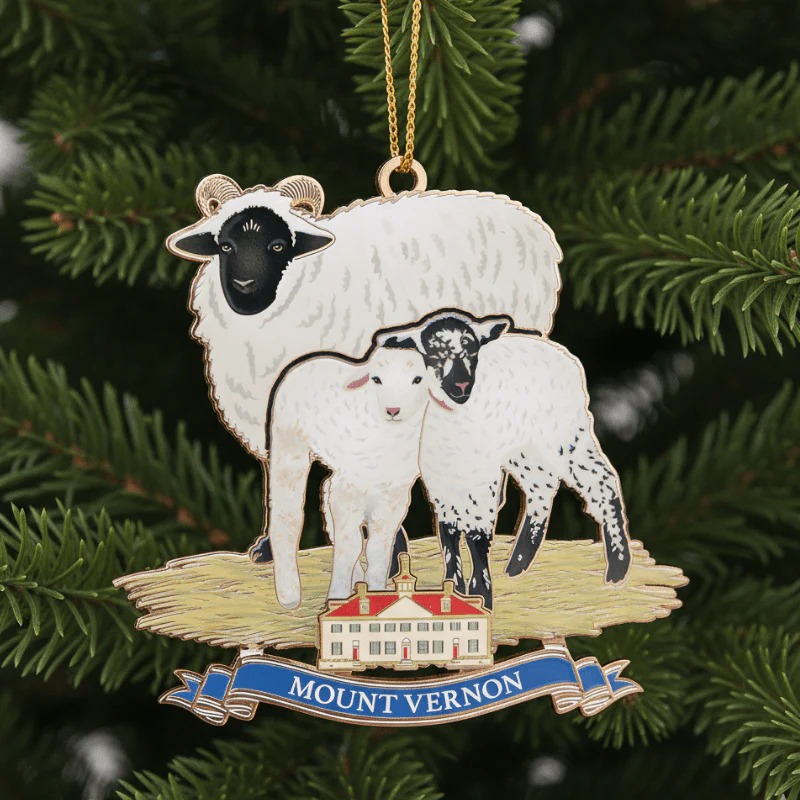 Mount Vernon Sheep Ornament