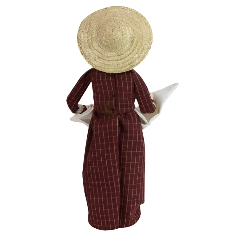 Byers' Choice Woman With Apples - Image 3