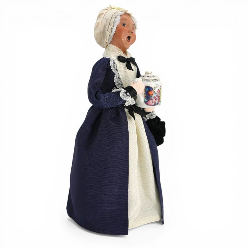 Byers' Choice Martha in Navy Caroler - Image 2