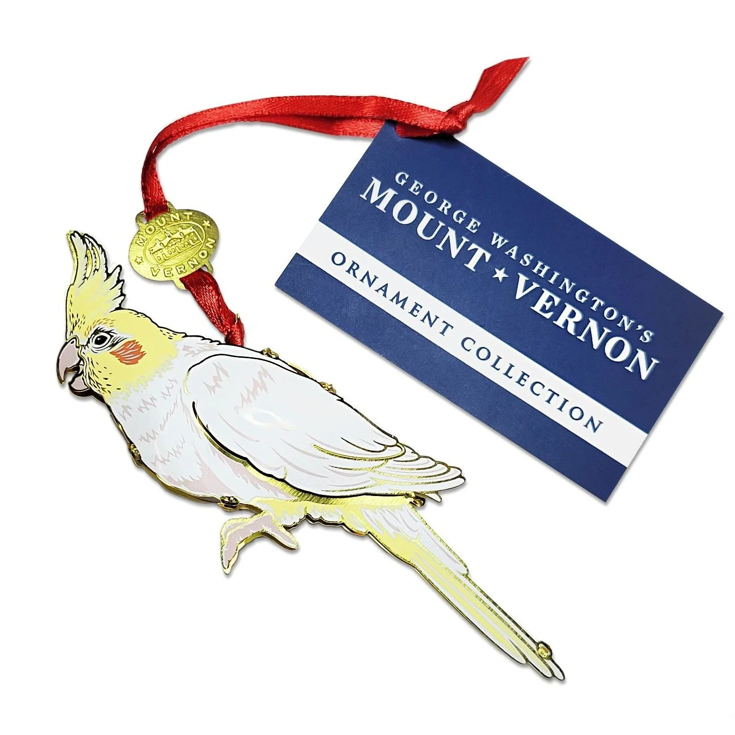 Mount Vernon Cockatiel 3D Ornament