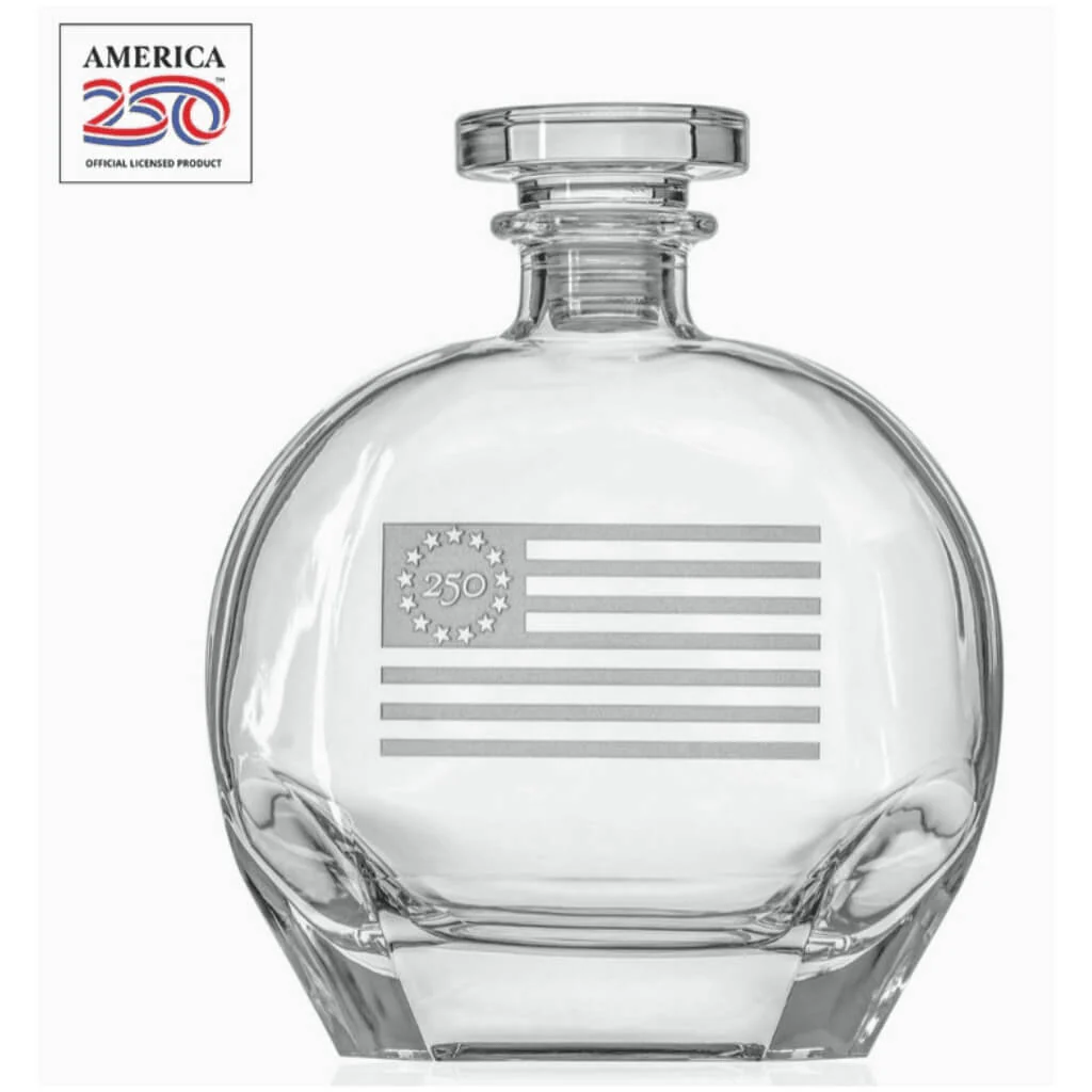Decanter Whiskey Betsy Ross Flag 23oz - Image 2