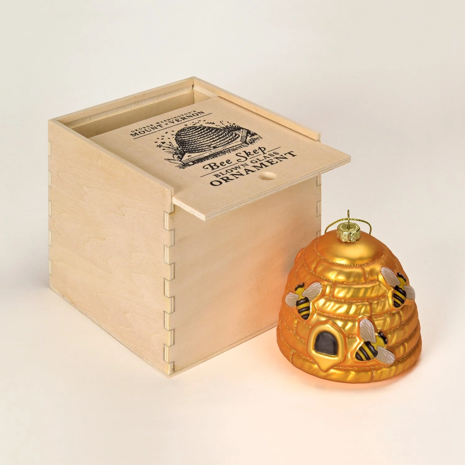 Bee Skep Mount Vernon Ornament - Image 2