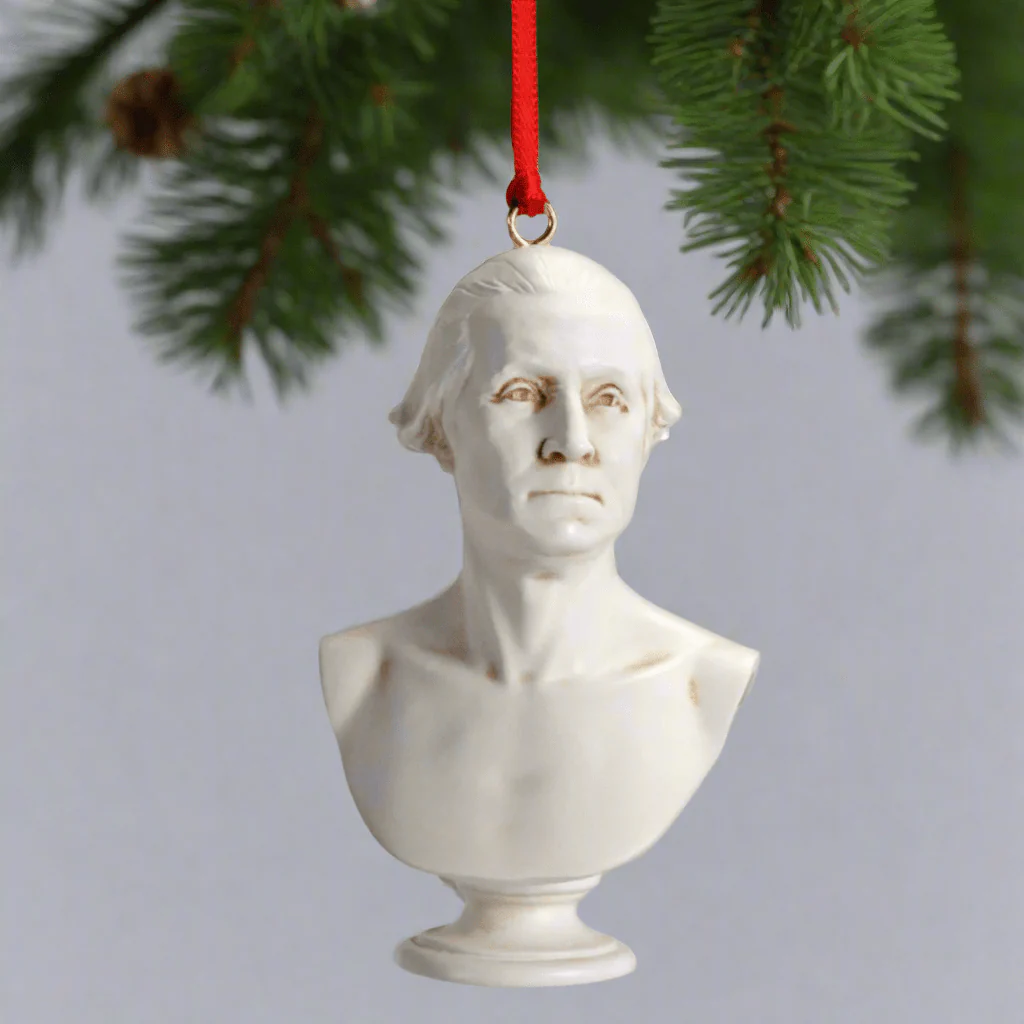 Mini George Washington Bust Ornament