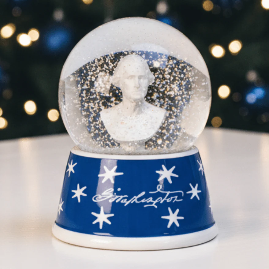 George Washington Bust Snow Globe