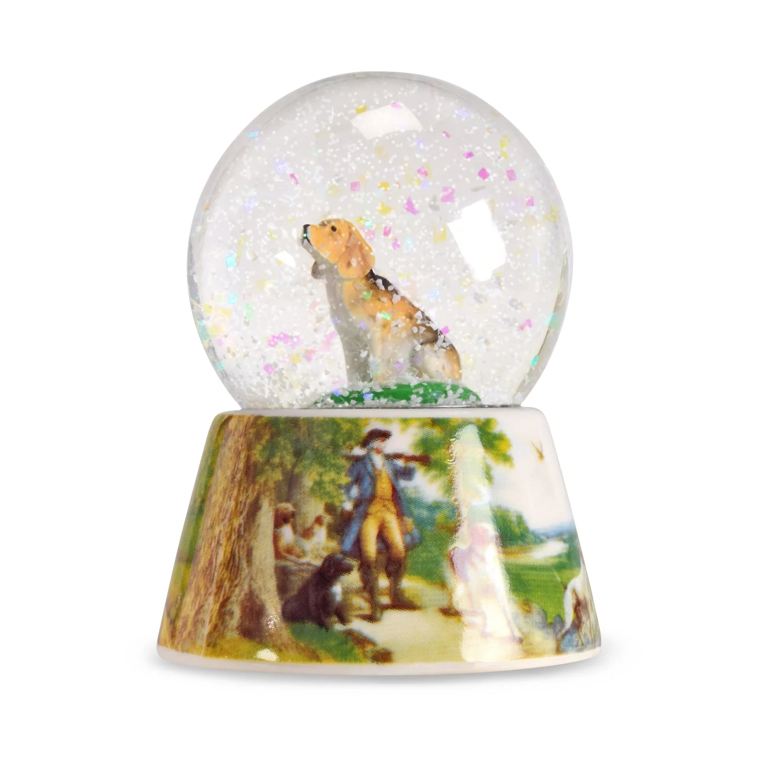 Mini George Washington’s Dog Snow Globe - Image 2
