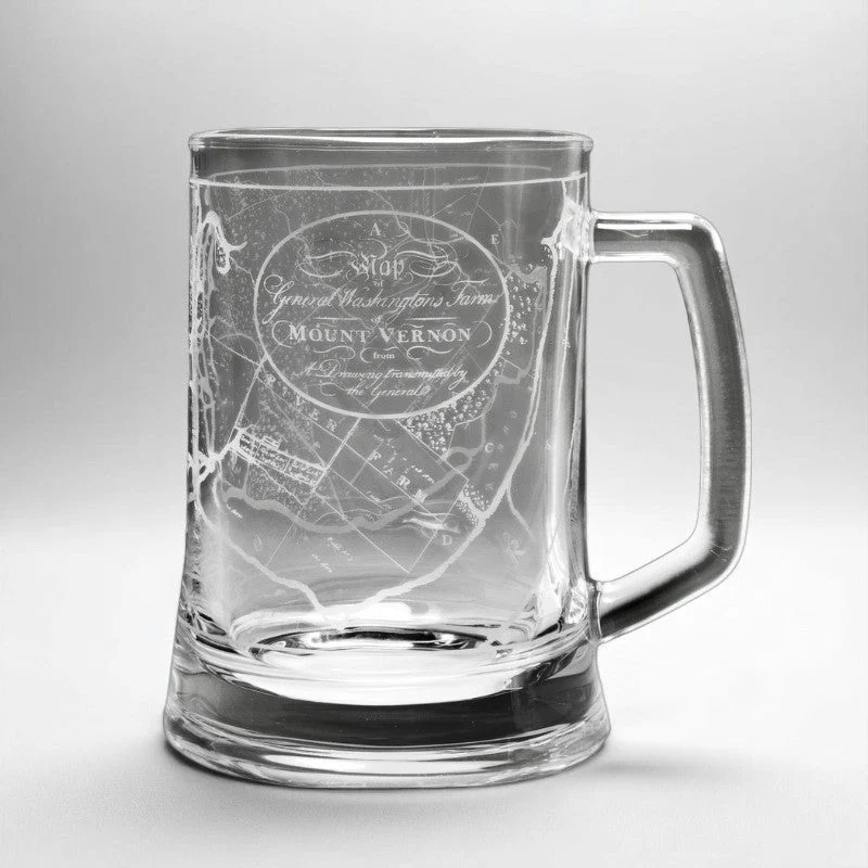 Mount Vernon Five Farms Map Beer Tankard - Image 2