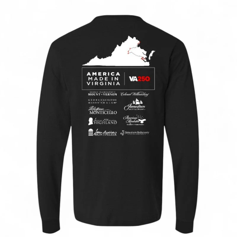 VA 250 Historic Museums Collaboration Long Sleeve T-Shirt - Image 3