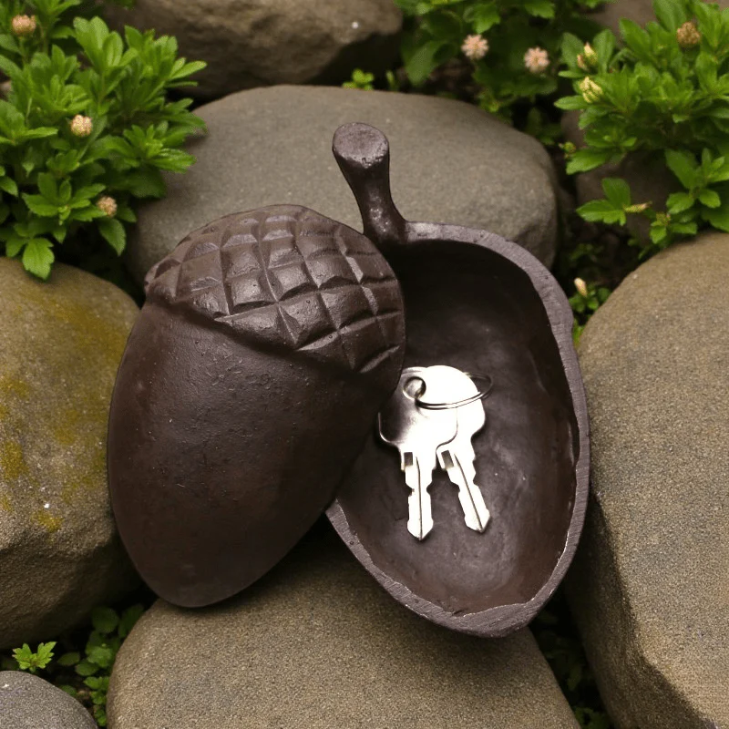 Acorn Cast Iron Key Keeper