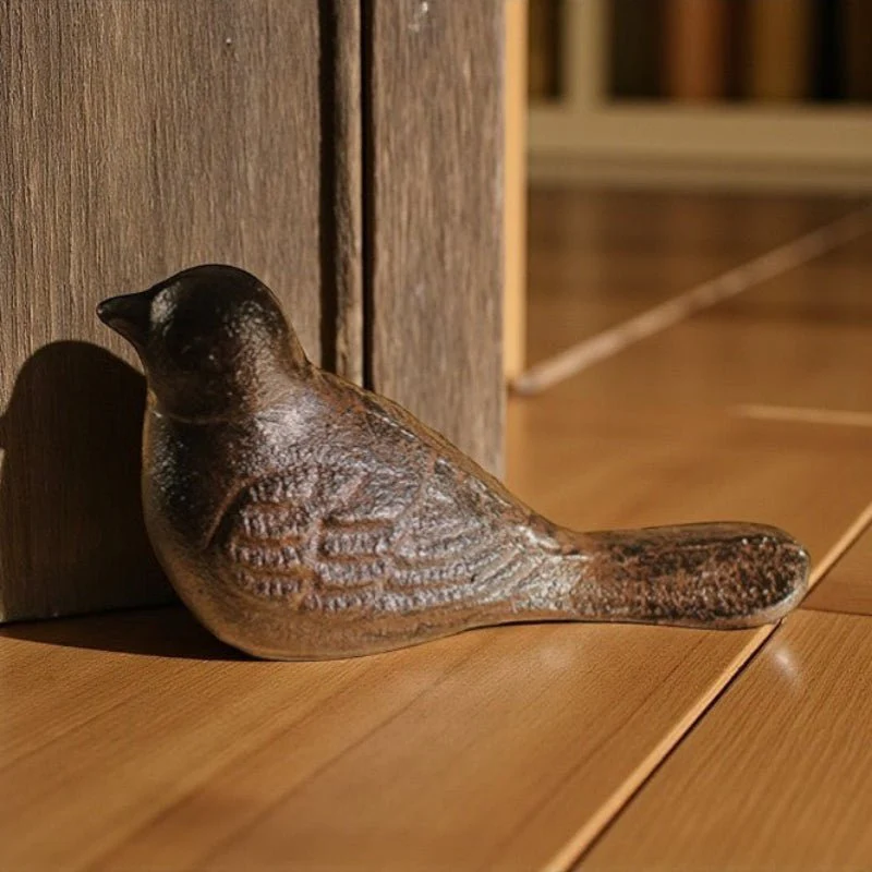 Cast Iron Bird Doorstop