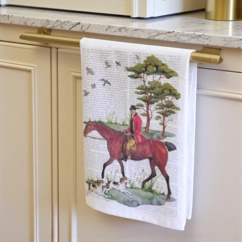 Vintage Hunter Flour Sack Tea Towel - Image 2