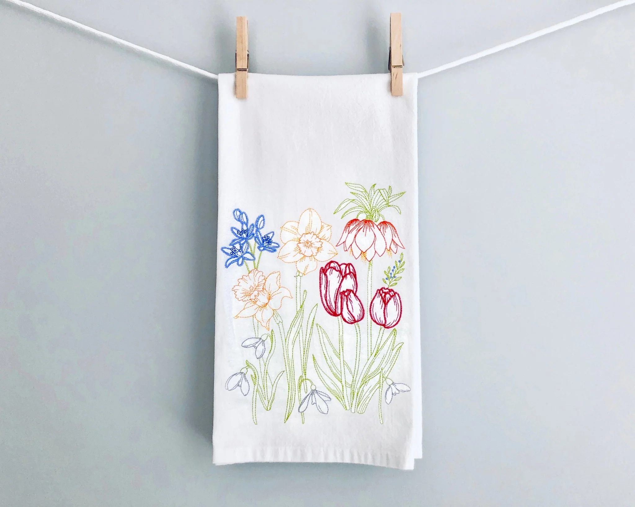 Flour Sack Towel - Mount Vernon Bulbs - Image 4