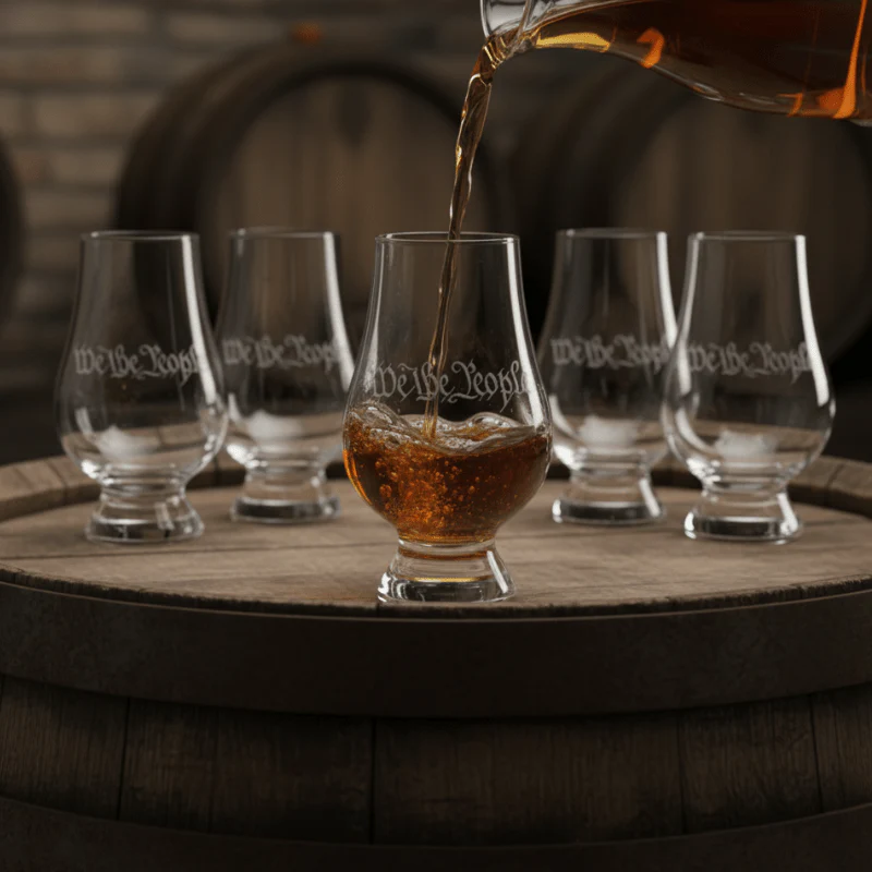 We the People Glencairn Whiskey Tasting Glass