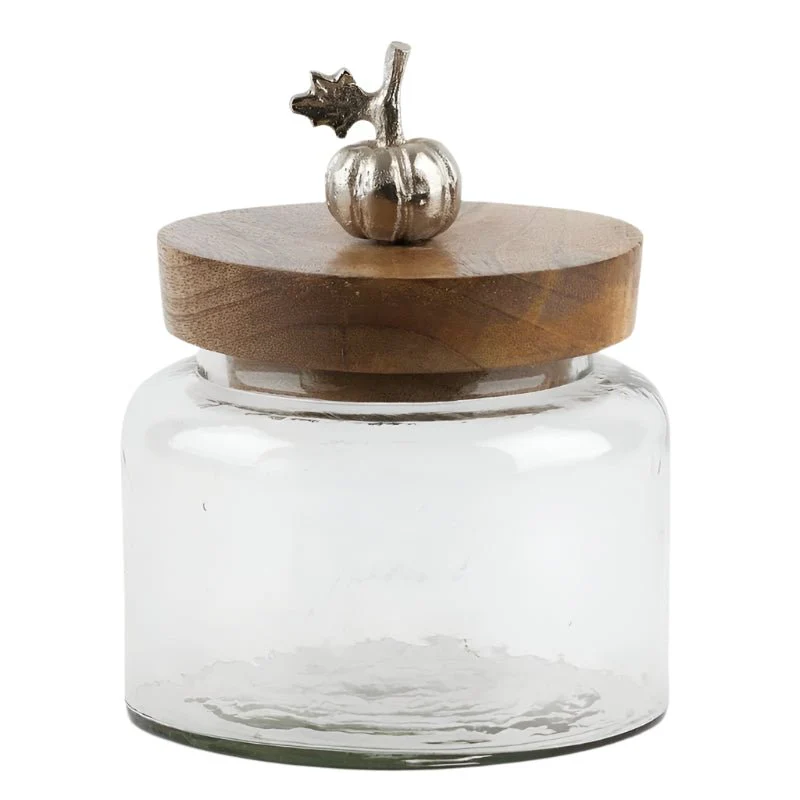 Pumpkin Glass Canister - Image 2