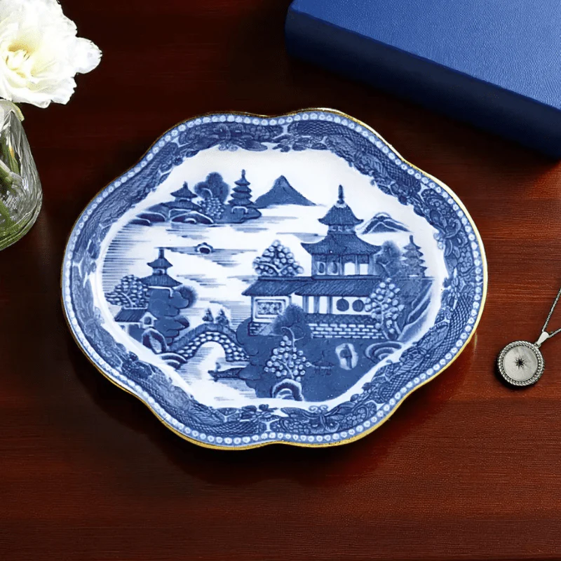 Blue Canton Small Ring Tray