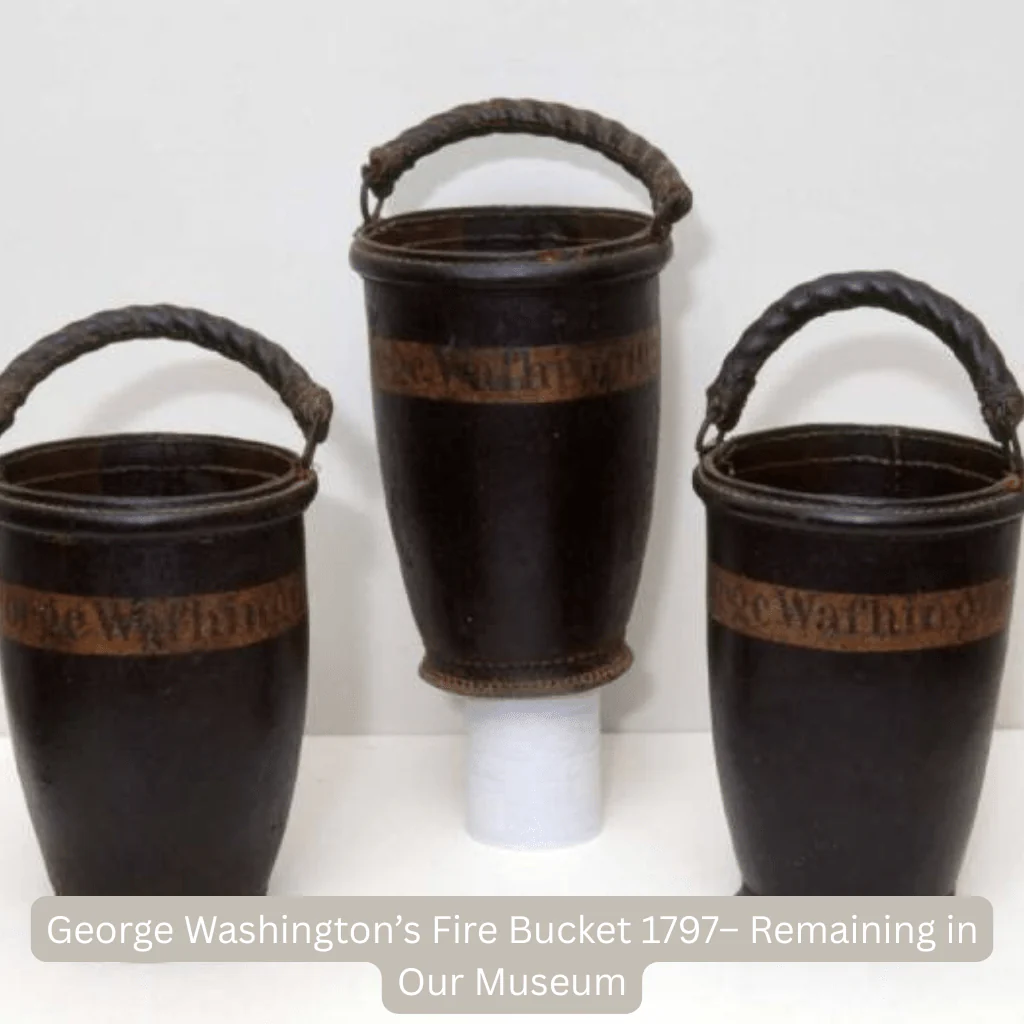 Mount Vernon Leather Fire Bucket - Image 3