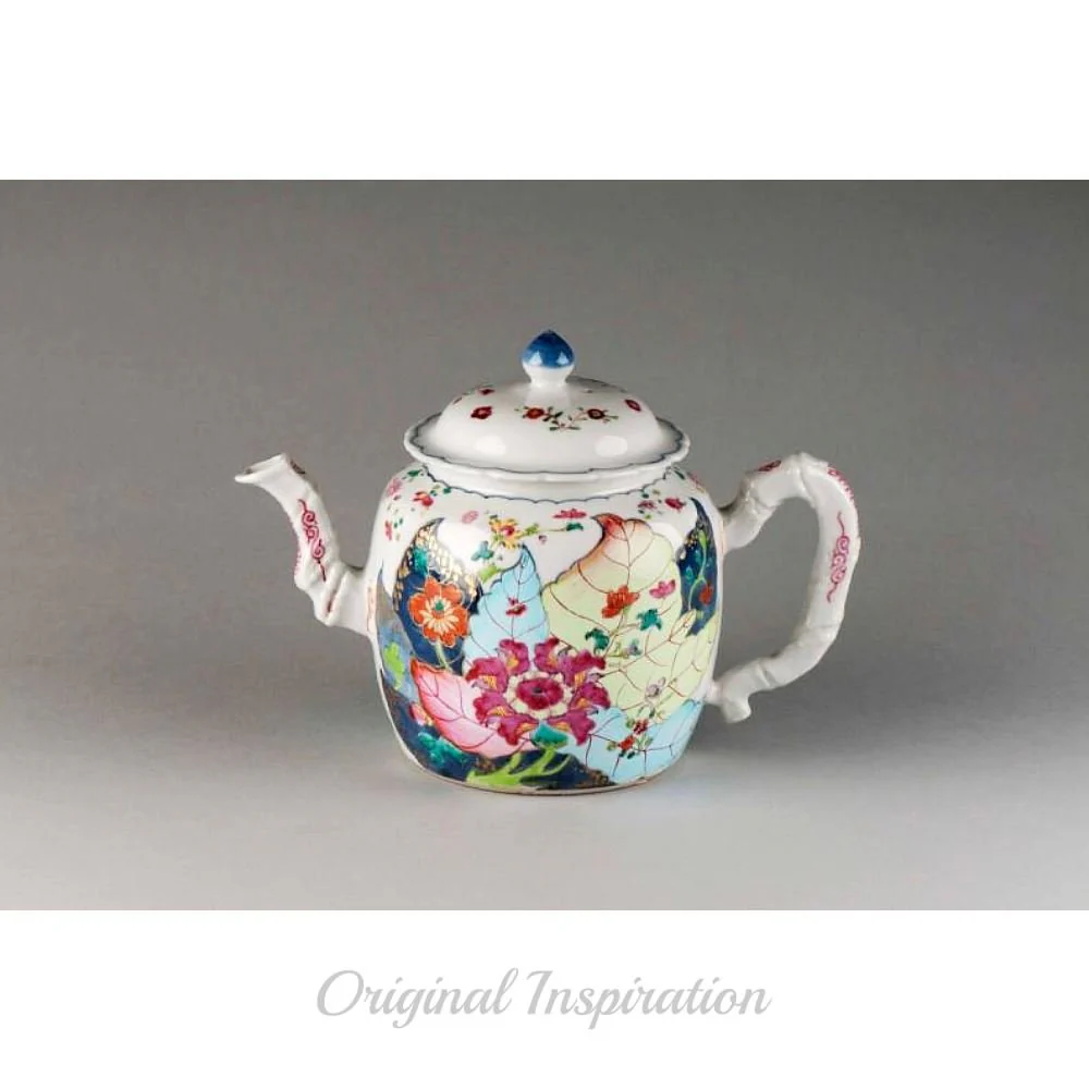 MV Ornament Collection - Porcelain Tobacco Leaf Cylinder - Image 5