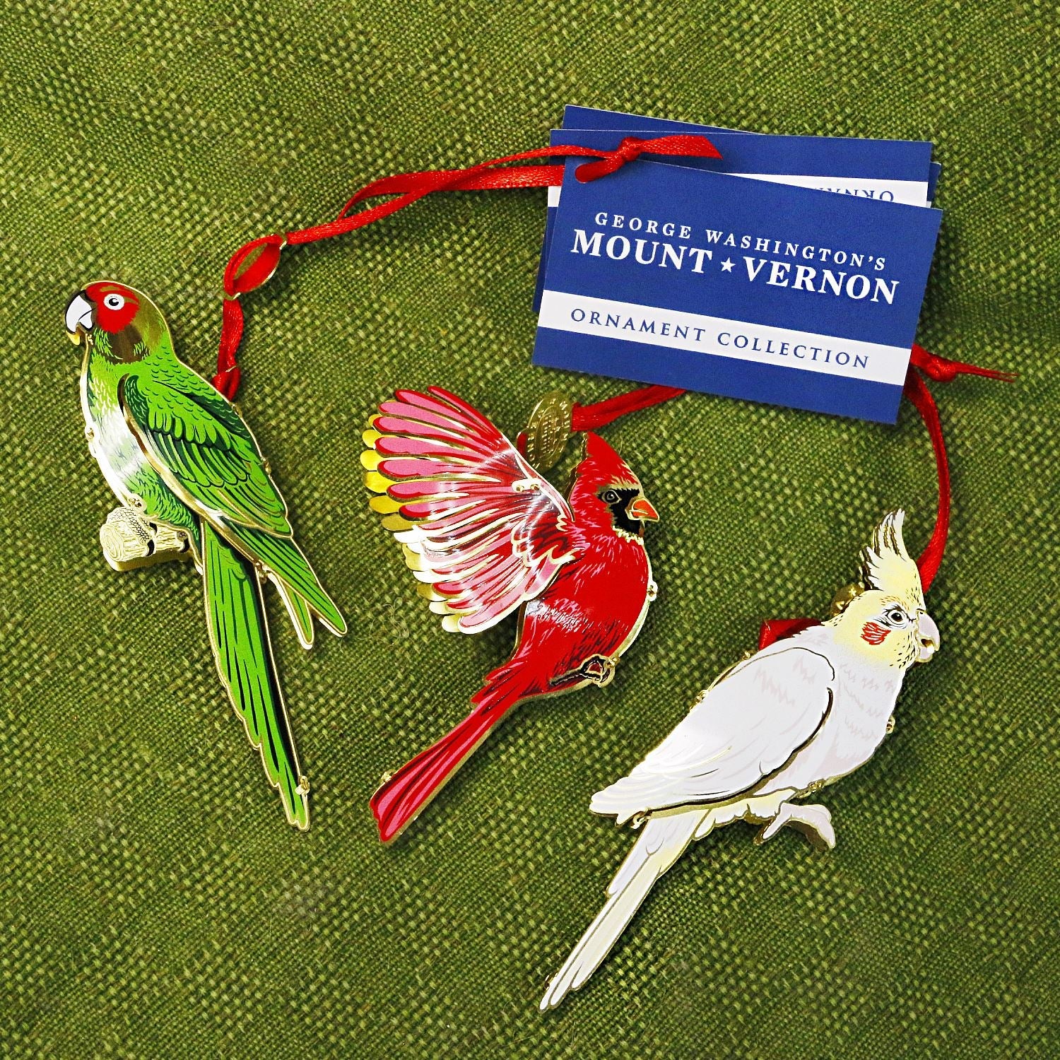 Mount Vernon Parrot 3D Ornament - Image 3