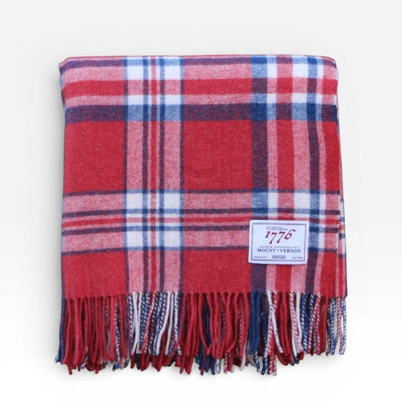 Mount Vernon 1776 Independence Tartan Blanket - Image 2