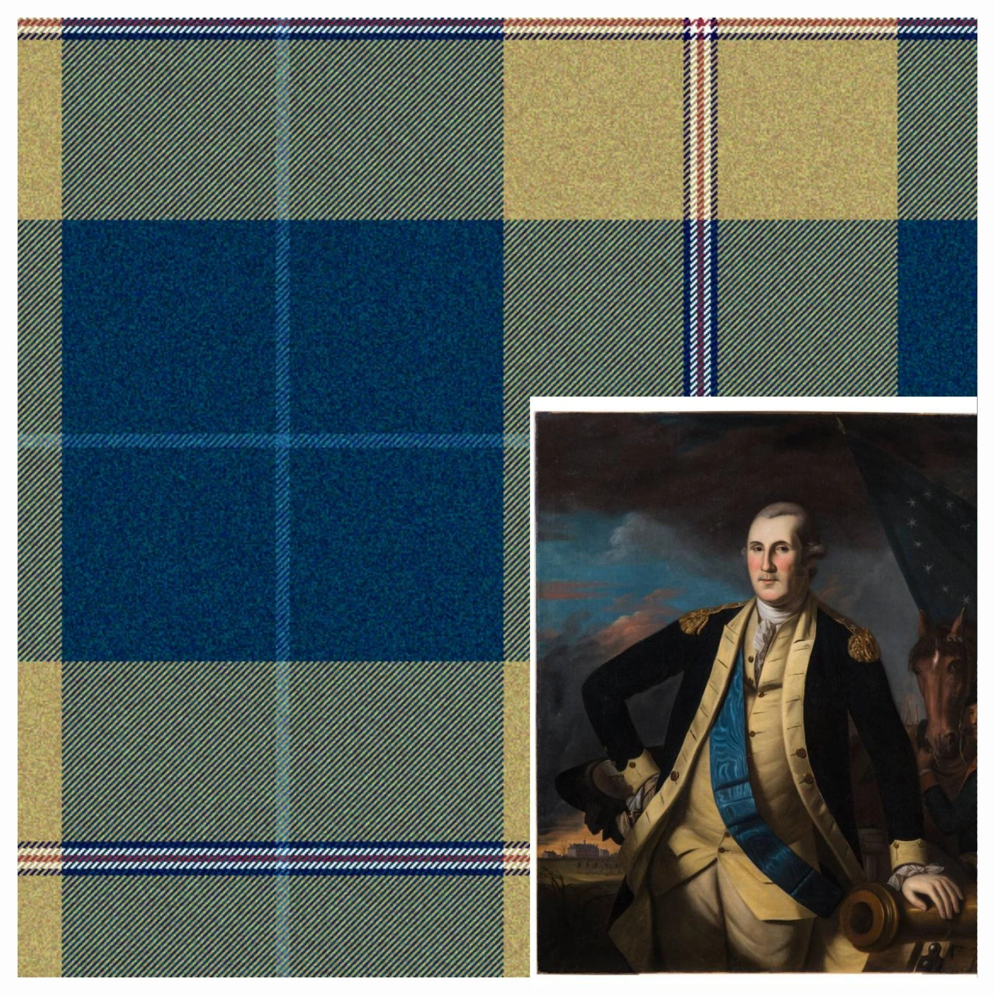 Lambswool Tartan Scarf - GW Tartan - Image 3