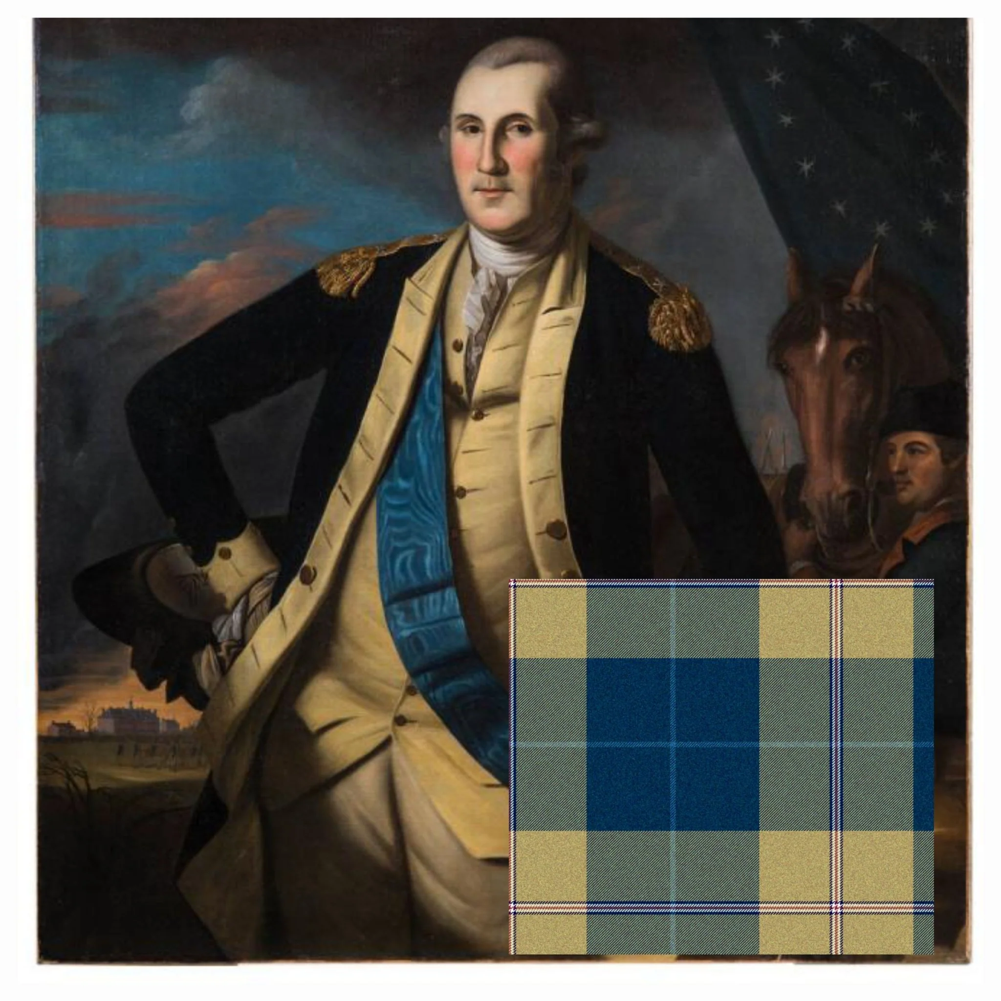 Lambswool Tartan Scarf - GW Tartan - Image 6