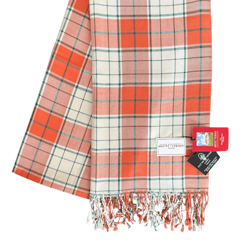 Mount Vernon Tartan Viscose Scarf- Mansion - Image 3