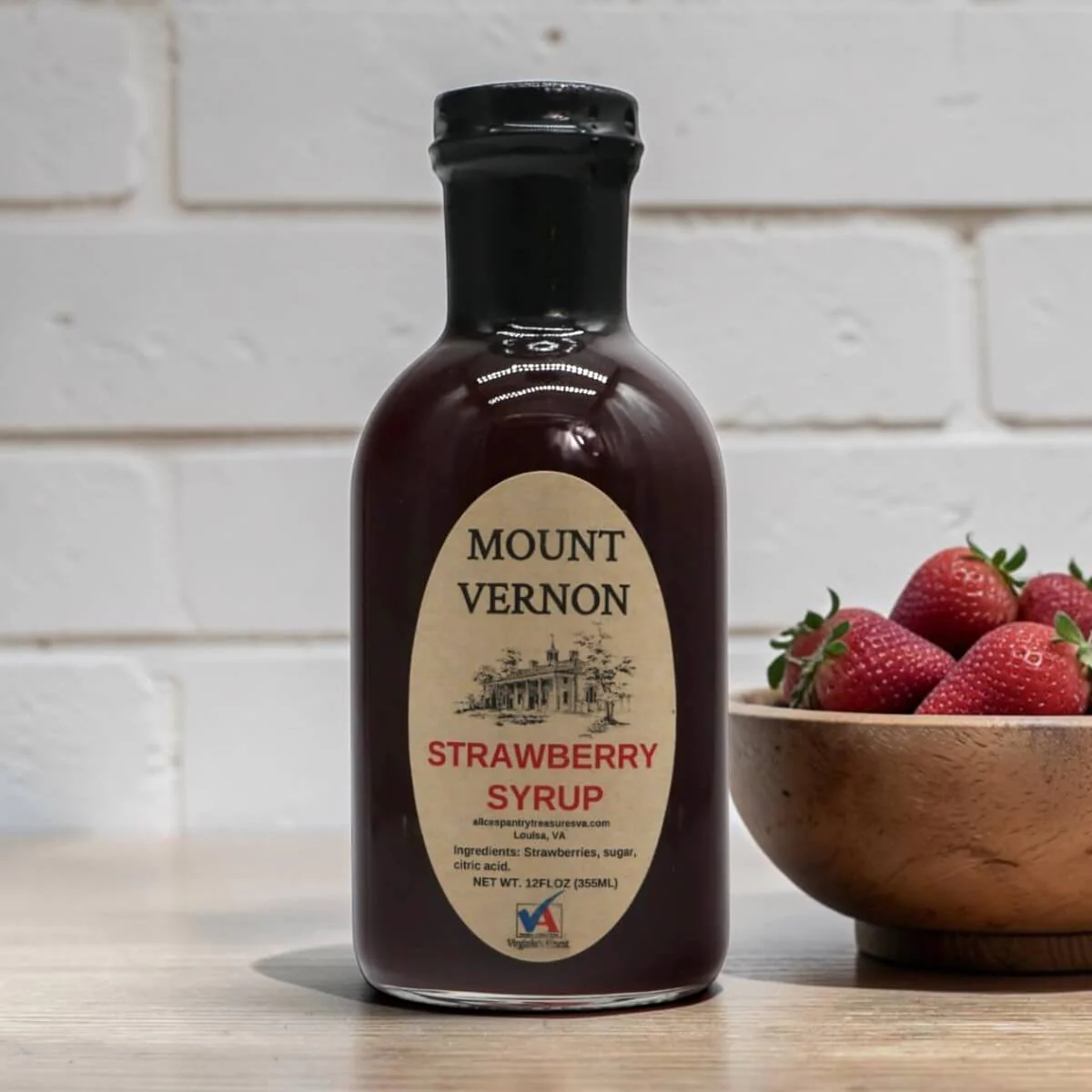 Mount Vernon Strawberry Syrup - Image 2