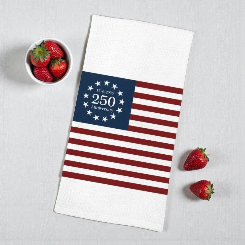 250th Anniversary Flower Sack Kitchen Towel