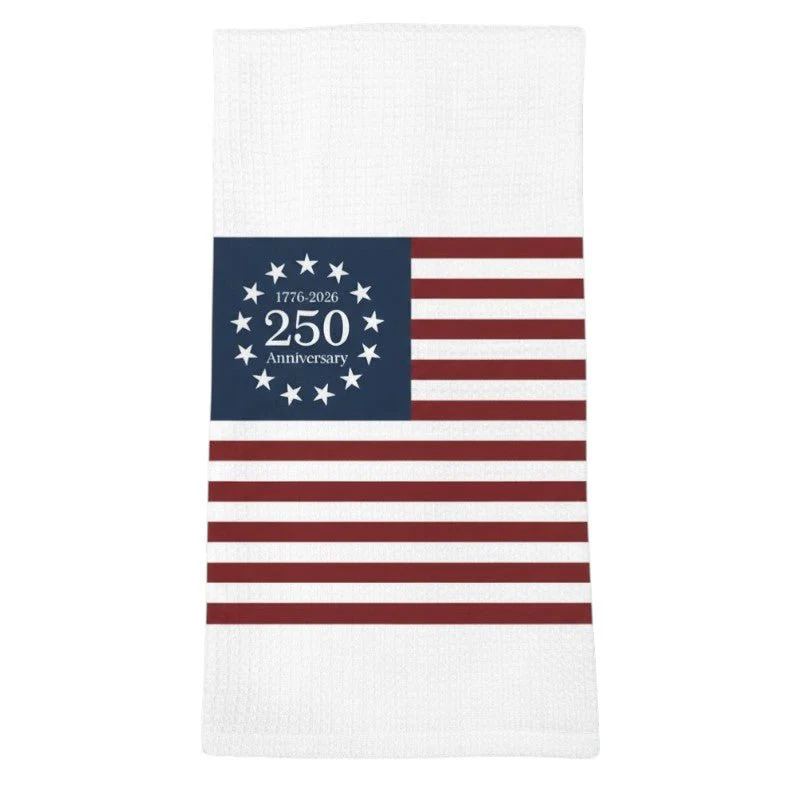 250th Anniversary Flower Sack Kitchen Towel - Image 2